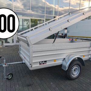 Koch 750kg Anhänger Deckelanhänger 250x125x65cm