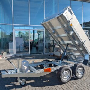 Neptun 2700kg | Heckkipper 253x150x30cm + Handpumpe und Pumpe für den Akkuschrauber