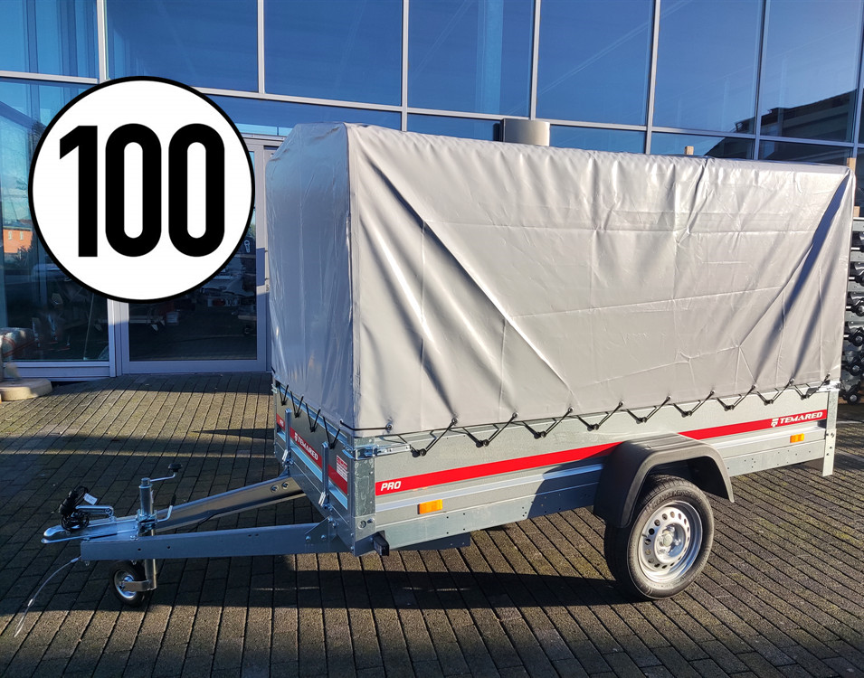 750kg Anhänger  264x126x150cm mit Hochplane – Anhängerkassel