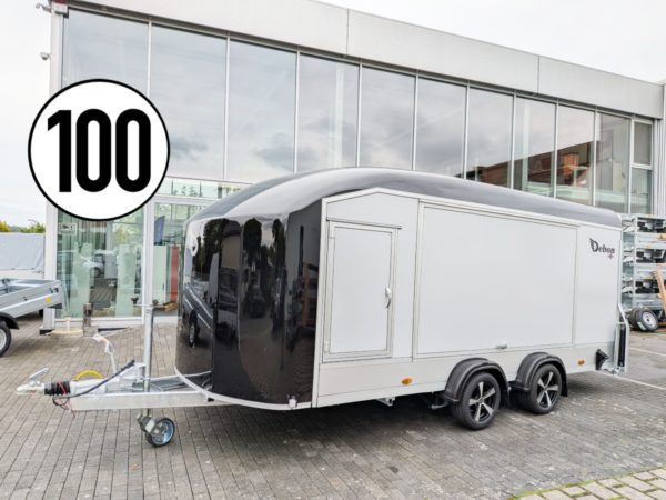 Debon C1000 Autotransporter Kofferanhänger + Alufelgen – Bild 2