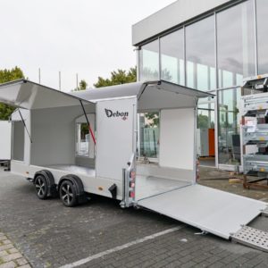 Debon C1000 Autotransporter Kofferanhänger + Alufelgen