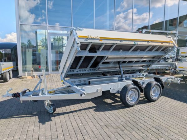 Eduard 3500kg Dreiseitenkipper 358x180x30cm + E-Pumpe + Rampen