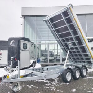 Eduard 3500kg Dreiseitenkipper 406x180x30cm + E-Pumpe+ Rampen