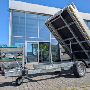 Eduard 1500kg Heckkipper 251x145x30cm mit Handpumpe