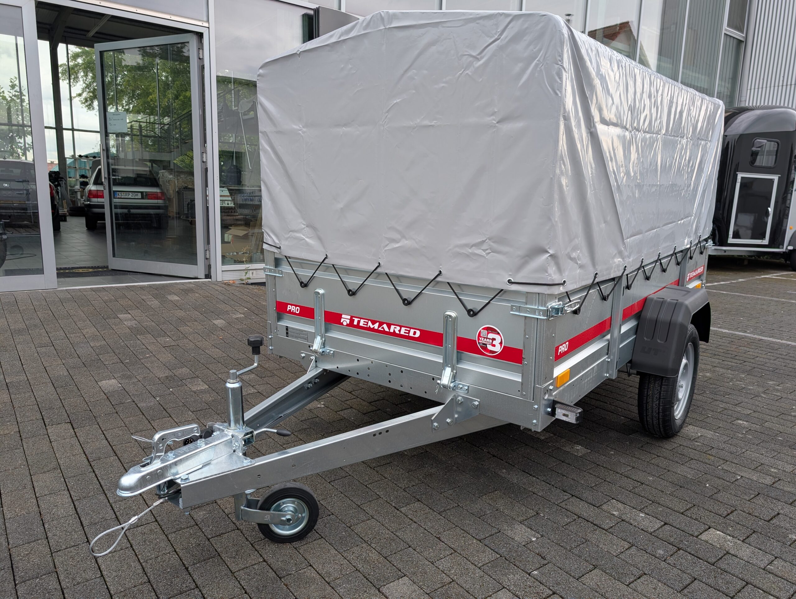 750kg Anhänger 230x126x120cm mit Hochplane – Bild 2
