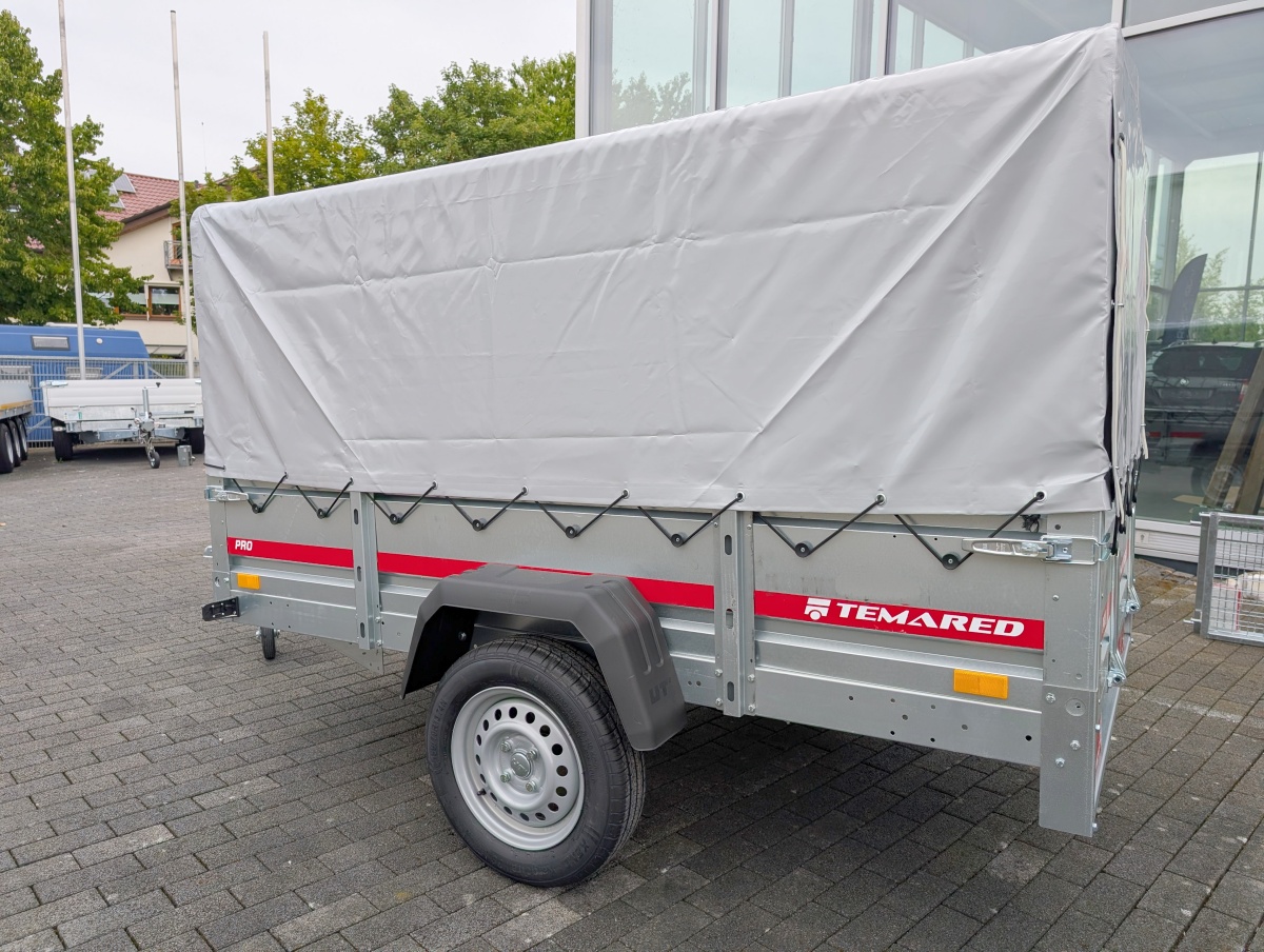750kg Anhänger 230x126x120cm mit Hochplane – Bild 3